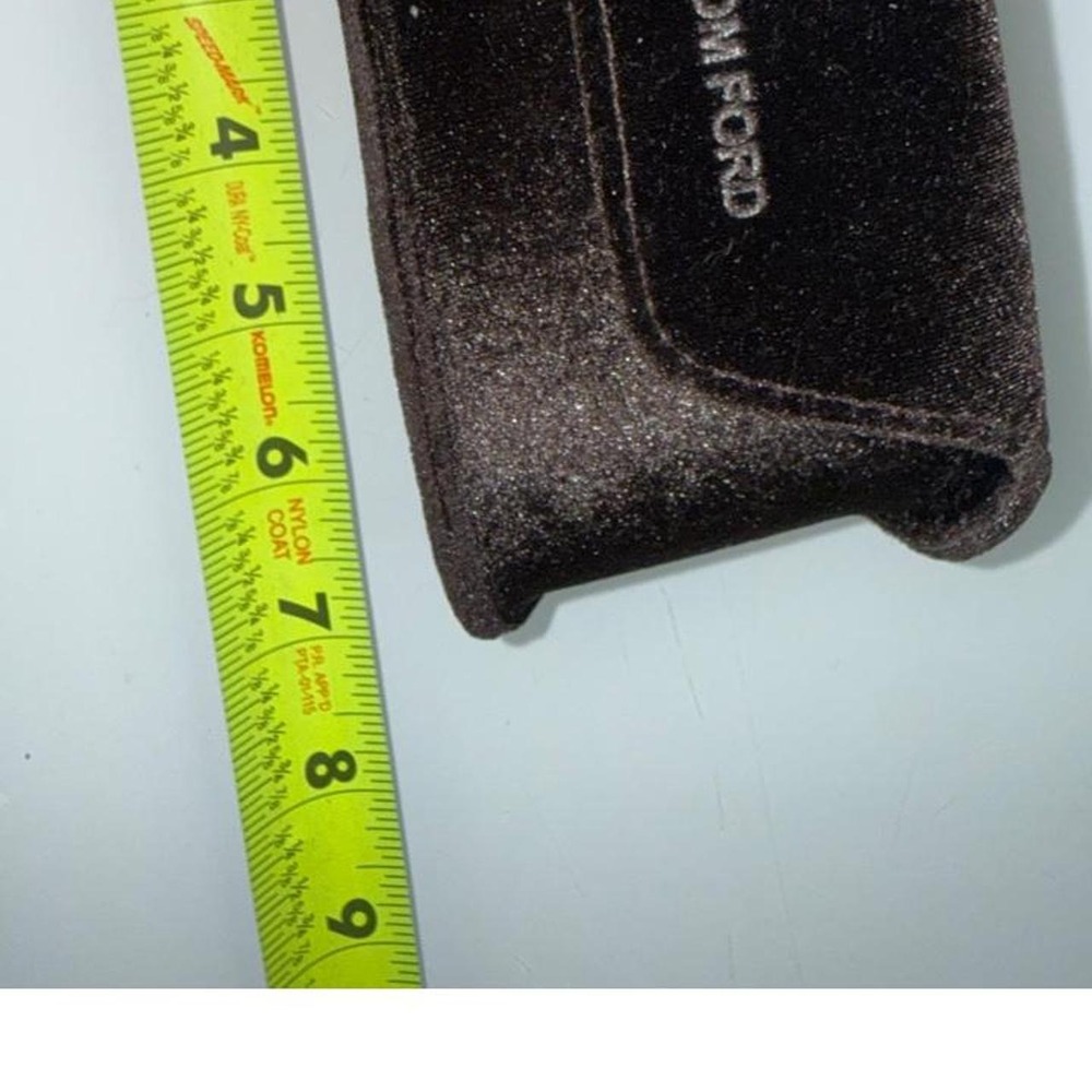 Tom Ford black velvet sunglasses case